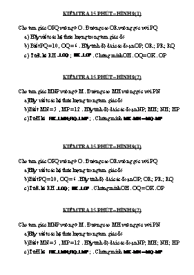 Kiểm tra 15 phút  Hình 9